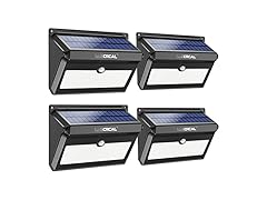Luscreal 4 pack Solar Outdoor Lights