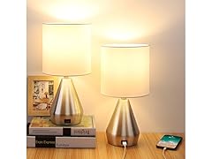 MAXvolador Touch Control Table Lamp (2-Pack)