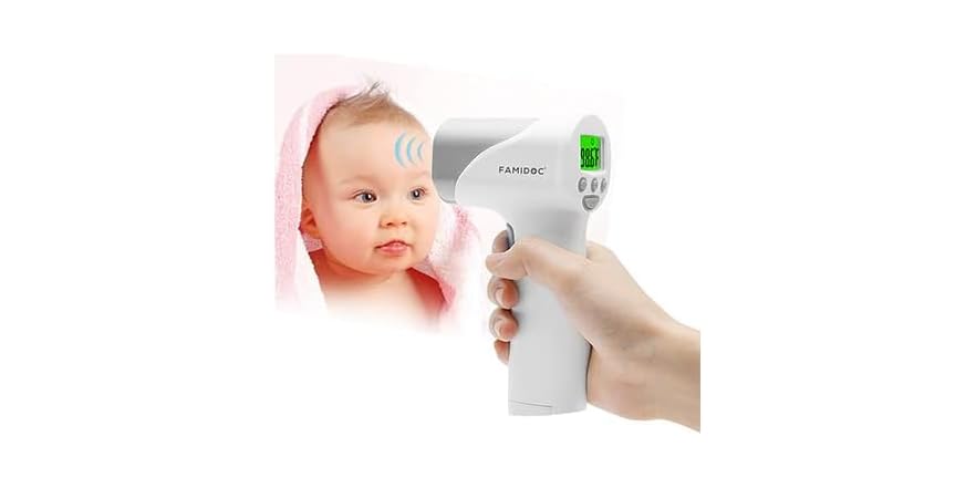 thumbnail image 2 of Medical Grade Touchless Infrared Forehead Thermometer - Instant Accurate Readings For Adults & Babies 2 of 5