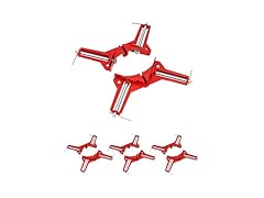  90° Corner Clamp 8Pk Aluminum Red