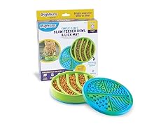 Brightkins Circle Slow Feeder and Lick Mat