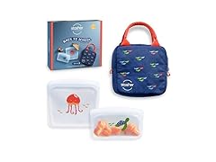 Stasher Reusable Food Storage Bags w/Lunch Bag