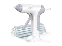 Athnevy FA0401 Cordless Hot Glue Gun White White