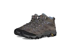 Merrell Women's Moab 3 Mid Waterproof Hiking Boot, New Granite, 10