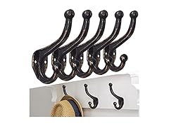 rumdraw 5-Pack Rustic Wall Hooks