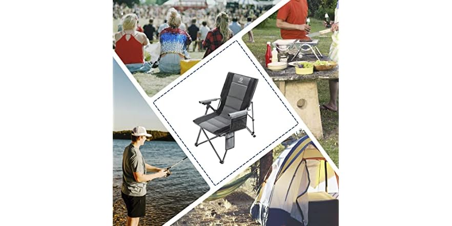 Coastrail Outdoor Heated Camping Chair