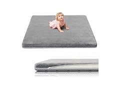 Yozoia Grey Baby Play Mat 50" x 50"