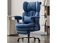 Big and Tall Office Chair in Blue