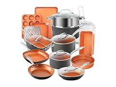 GOTHAM STEEL Pro 20-Piece Pots & Pans Set