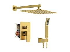SR SUN RISE 12in Shower System Br Gold