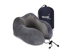 TALLGO Memory Foam Travel Pillow