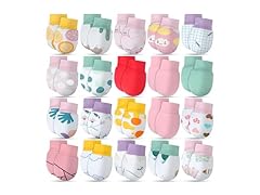 ONESING 20 Pairs Baby Mittens