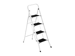 Simpli-Magic Step Ladder, 4 Step, Ergonomic Folding