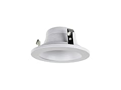 NICOR Lighting 4 inch White Baffle Trim