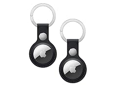 (1 or 2 Pack) Apple AirTag LEATHER Key Ring