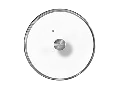 Victoria Round 13-Inch Glass Lid for Cast Iron Skillet or Pan