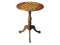 Traditional Ash Burl Game Table