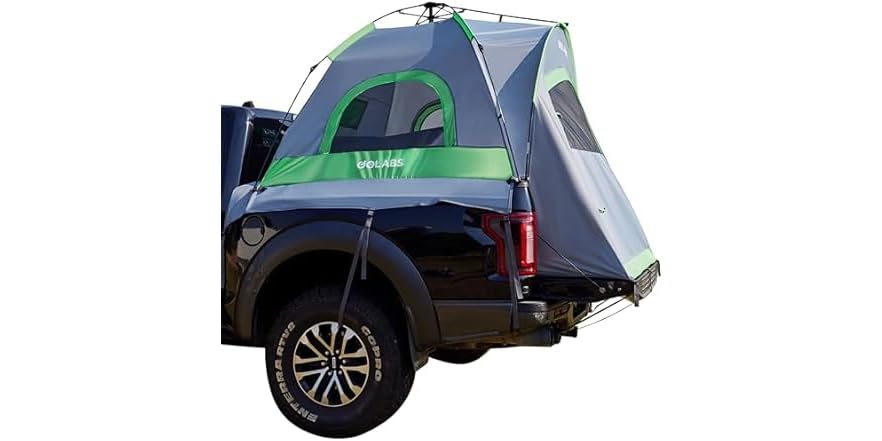 $34.99 | Golabs Truck Bed Tent for 5-6 Ft Bed, Grey at Woot!