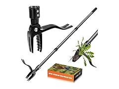 GOXAWEE W0568 Metal Stand Up Weed Puller Tool