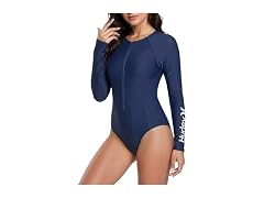 Hurley Womens L/S One-Piece Swimsuit