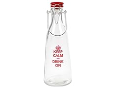 Keep Calm 36oz Glass Bottle