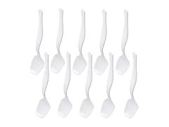Elegant White Serving Spoon (1 Pc) 