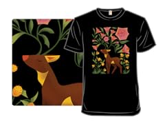 Deer and Flowers