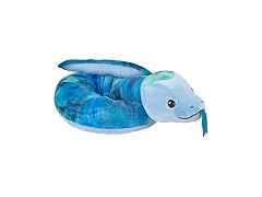 Wild Republic Squishy Snakes Blue Snake Stuffed Animal - 52"