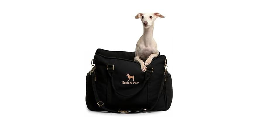 NOAH & PAW Dog Car Seat Carrier w/ Harness Clip (Small to Medium Pets) $30 + Free S&H w/ Prime