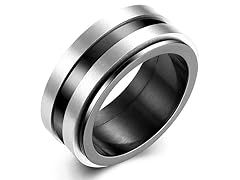 Stainless Steel Spinner Ring- Pick Size