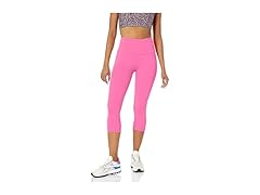 Amazon  Essentials Active Sculpt Capri Legging Pink 3X