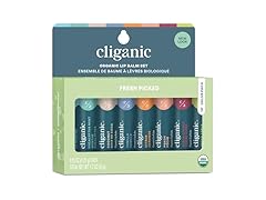 Cliganic Organic Lip Balm Set