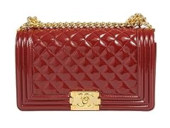 Chanel Boy Patent Leather, Medium