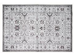 Bibb Home Washable Flannel Printed Accent Rug, 24"x36"