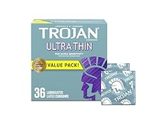 TROJAN Ultra Thin Condoms 36 Count Value Pack