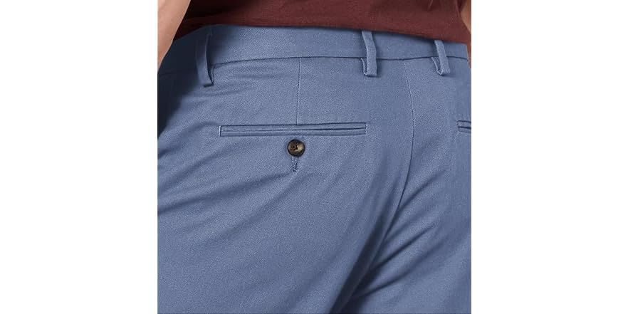 Mens Chino Pants Checkered Slim Fit With Built In Belt Zip Closure Stretch Fabric For Modern Men
