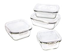 8-Piece Euro Borosilicate Container Set
