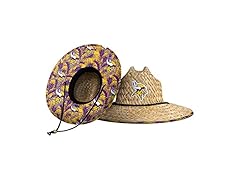 NFL Minnesota Vikings Floral Lifeguard Straw Hat