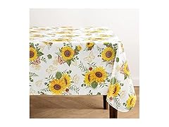 Elrene Home Sunflower Tablecloth