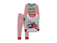 Carter's Size (4) Grey Motorcycle PJs
