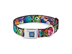 Buckle-Down Dog Collar Seatbelt Buckle Monsters Univerisity