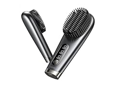 llano Portable Cordless Hair Straightener Brush