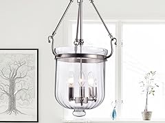 Winfield Pendant with Clear Glass Shade