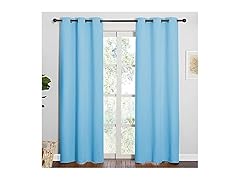 NICETOWN Triple Weave Thermal Insulated Ring Top Curtains