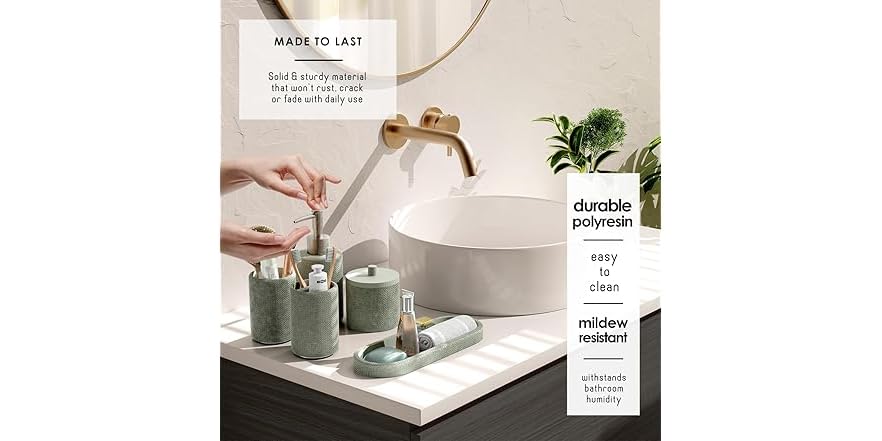 Clara Clark 5pc Bathroom Set