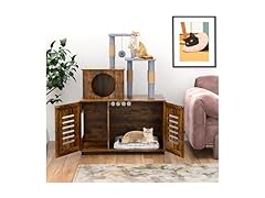 Cat Tree with Litter Box Enclosure