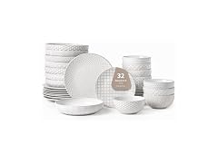 FOBENTA 32 Piece Dinnerware Set for 8