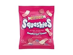 Smarties Squashies Foam Gummy Candies - Raspberry