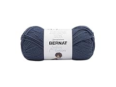 Bernat Softee Cotton Yarn for Crocheting Soft, Seaside Blue