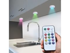 Aduro 3Pk Color Changing Wireless Lights w/ Remote
